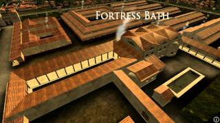 Animation of ancient Roman Fort in Caerleon Wales [upl. by Stevena872]