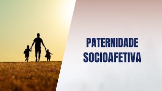 Paternidade socioafetiva [upl. by Leamsi]