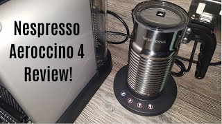 Nespresso Aeroccino 4 Milk Frother Review  Worth upgrading from the Aeroccino 3 [upl. by Aiclid]