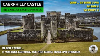 Caerphilly Castle  The Largest in Wales 2nd in Britain [upl. by Tebor]