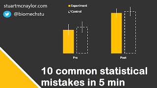 Ten Statistical Mistakes in 5 Min [upl. by Eidualc]