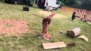 A fabulous range of wooden sculpture at Caerleon festival 2024 [upl. by Pearla815]