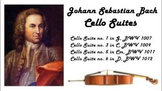 Johann Sebastian Bach  Cello suites in 432 Hz great for reading or studying [upl. by Bain539]